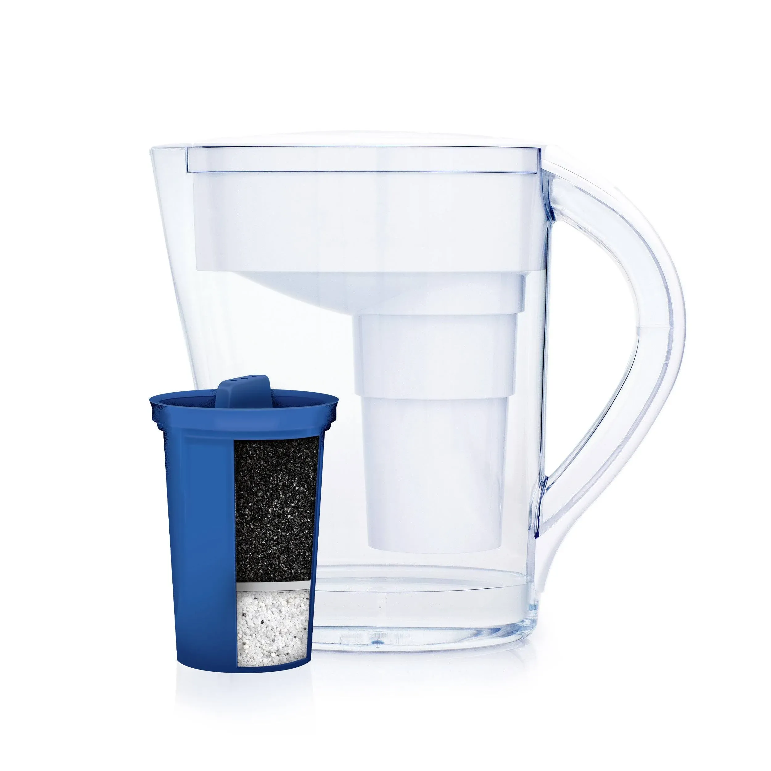 Santevia Water Systems Alkaline Pitcher - Mina Slim White