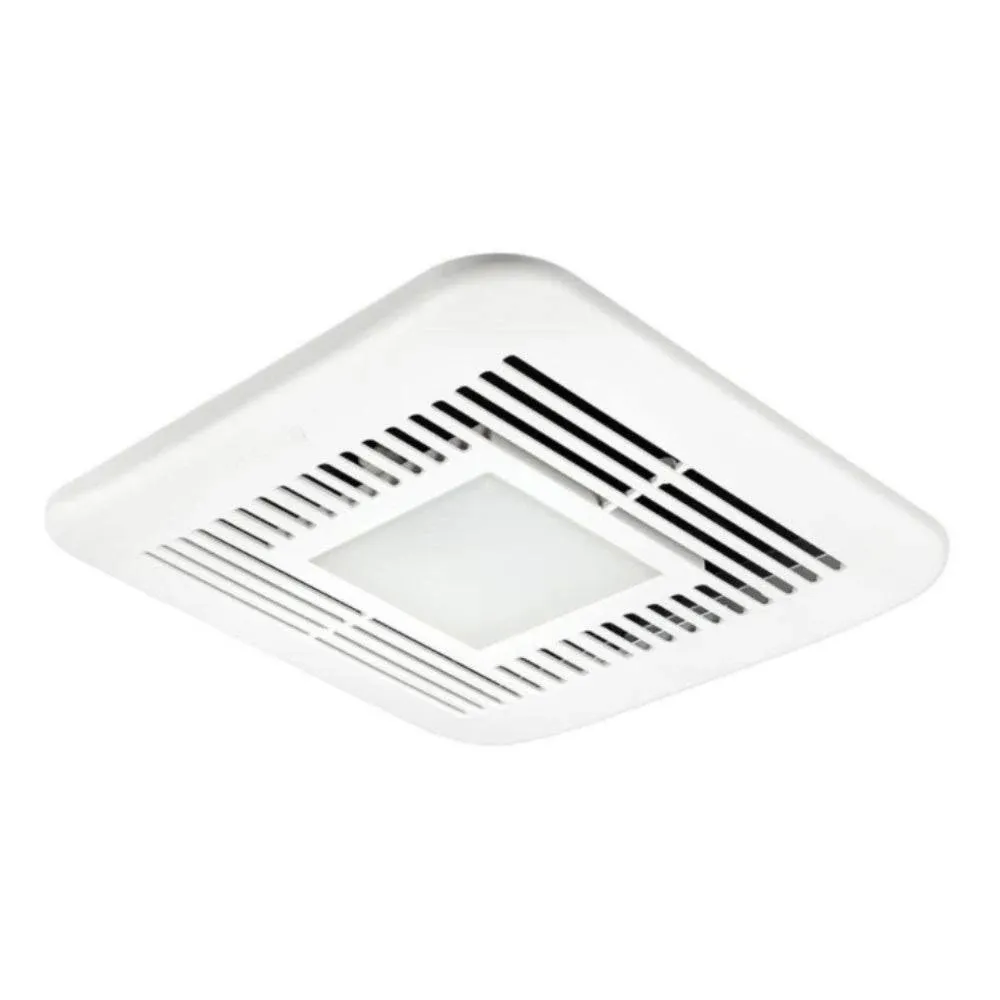 Delta BreezElite 80-110 CFM Adjustable Speed Bathroom Exhaust Fan With Dimmable LED Light, Motion and Humidity Sensor