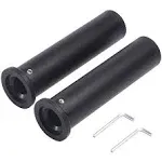 Olympic Adapter Sleeve (2 PCS), Converts 1" Standard Weight Plate Posts to 2" Olympic Weight Plate Posts, Suitable for 1" Standard Barbell Bars, Heavy Duty Nylon and Removable end Cap