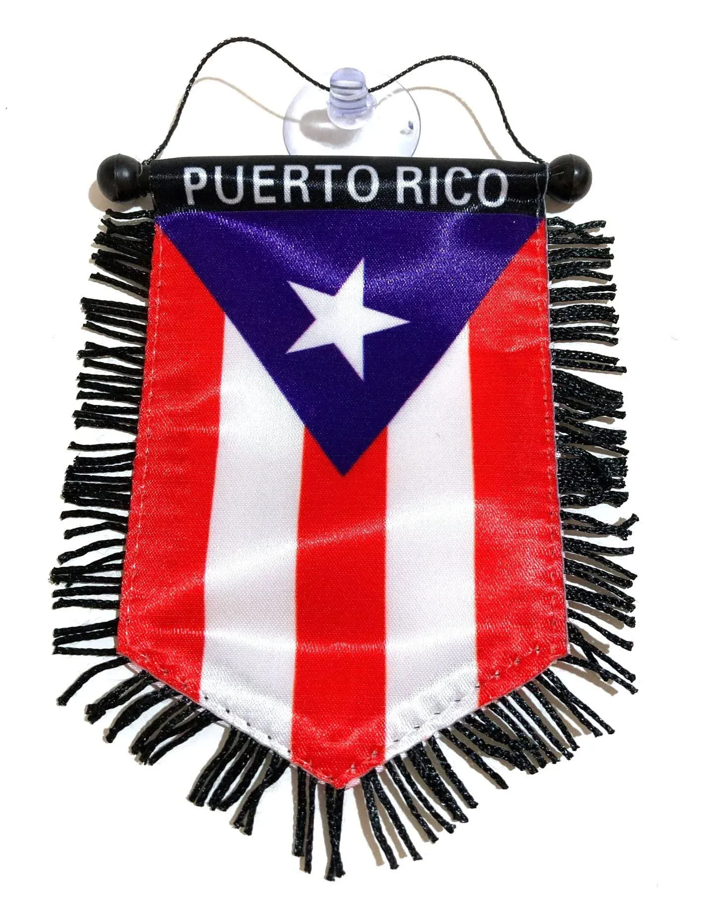 PRK 14 Puerto Rico Flag for Car Puerto Rican Accessories Mini Banner Hanging ...