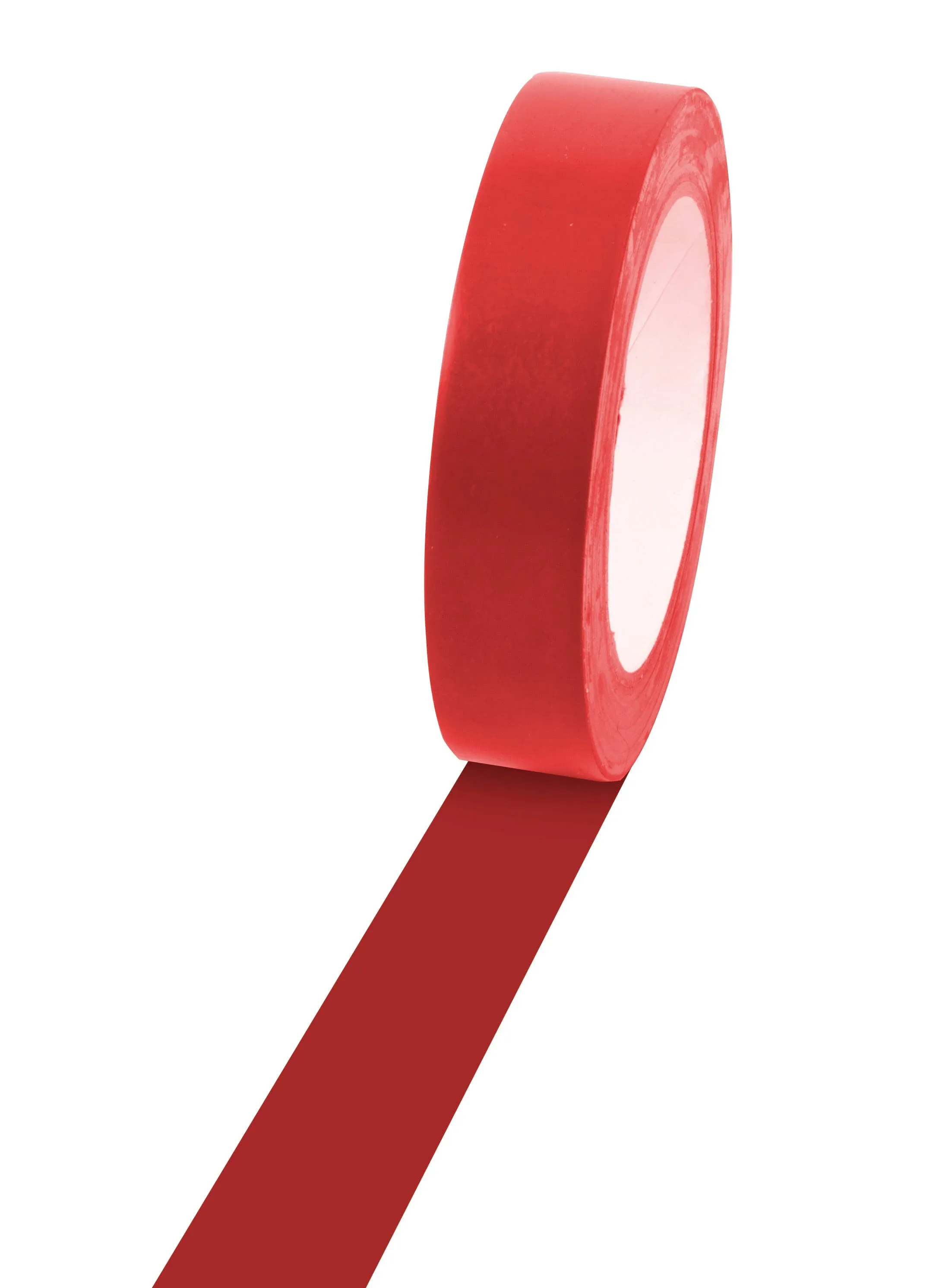 Champion Sports Vinyl Tape, 1” Wide x 36 Yards Long, Red - Durable Floor Marking Tape for Social Distancing, School, Gyms, Restaurants - Tough Floor Tape for Heavy Foot Traffic and Equipment