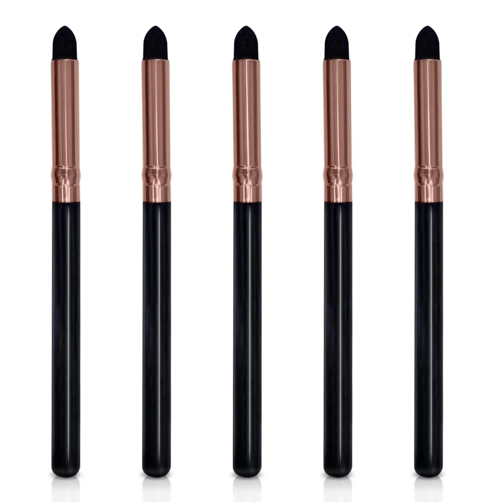 Eyeliner Smudge Brush Pointed Pencil Stick Set,5Pcs Professional Sponge Blending