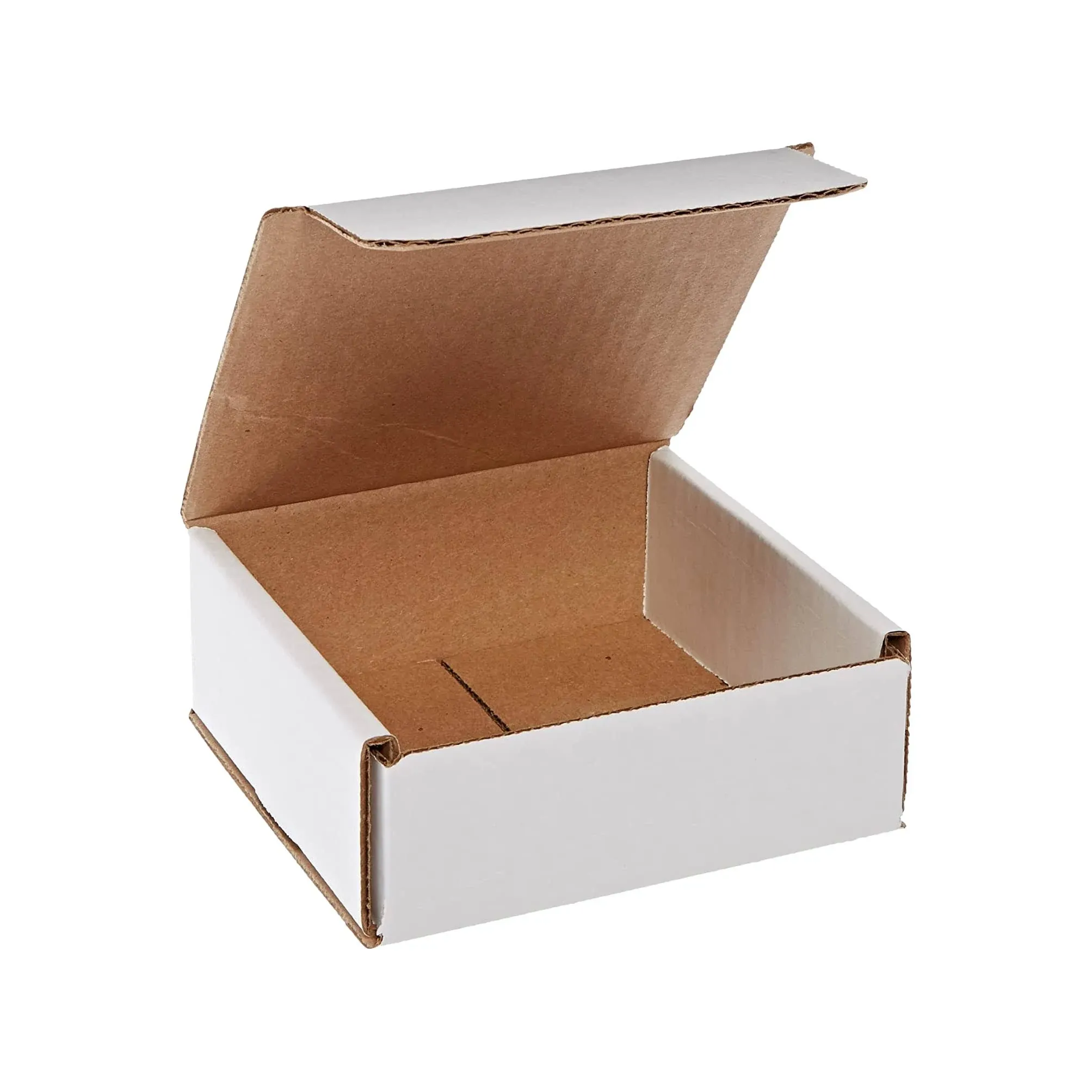 5" x 5" x 2" White Corrugated Mailers 50/Bundle