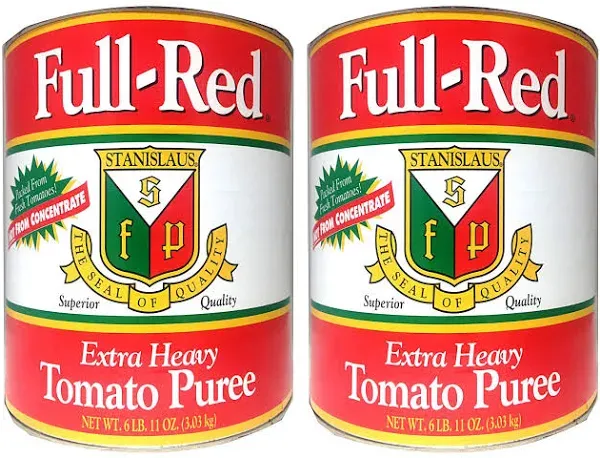 Stanislaus, Full Red Extra Heavy Tomato Puree, 102 oz (Pack of 2)