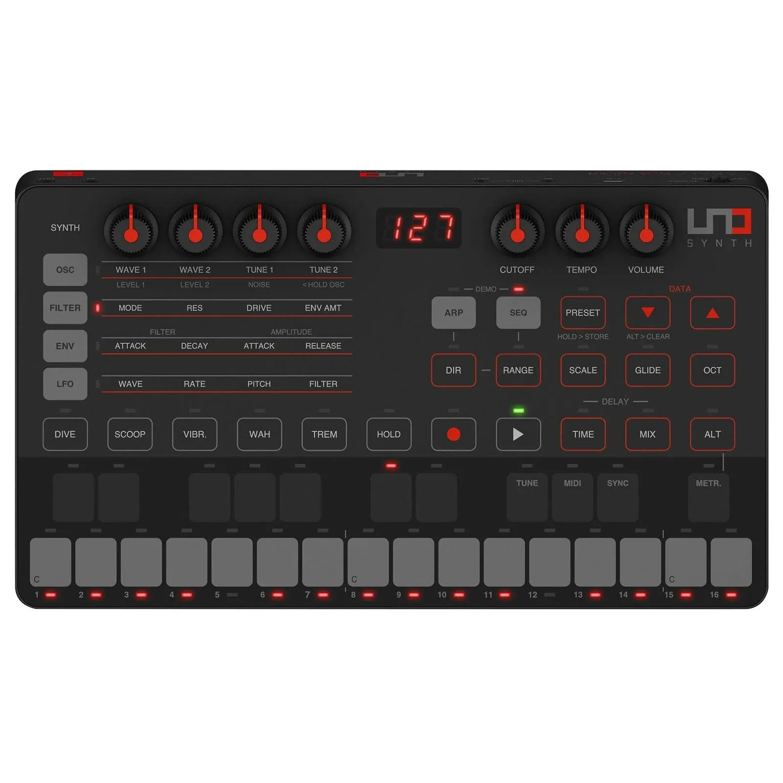 IK Multimedia Uno Synth Analog Synthesizer