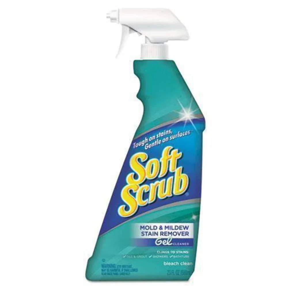 Soft Scrub Cleaner, Gel, Mold & Mildew Stain Remover - 23 fl oz