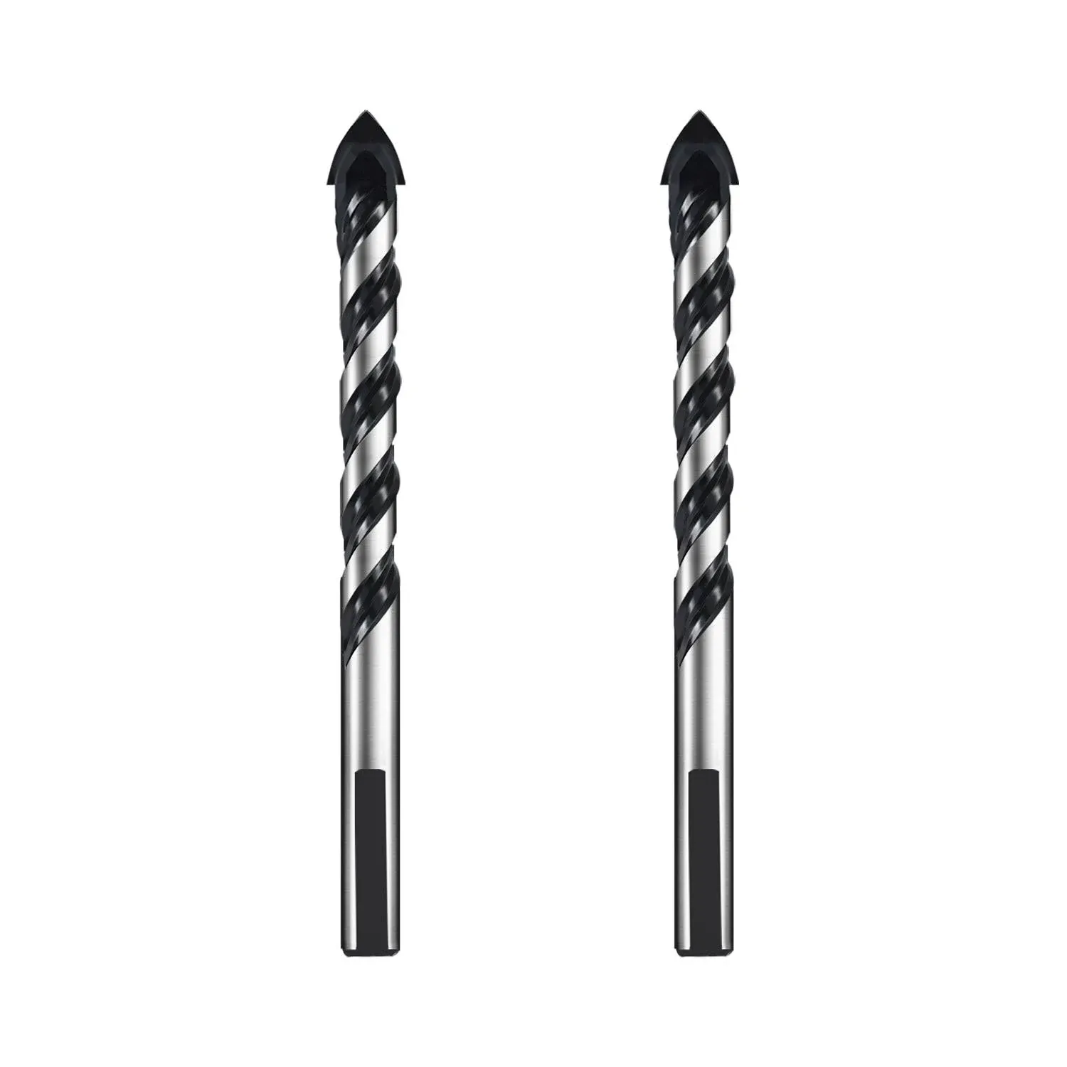 3/8&#034; Concrete Drill Bit &amp; Masonry Drill Bit Set2pcs Carbide Tip Drill Bit Set 