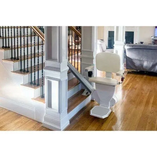 AmeriGlide Rave 2 Stair Lift, Standard / The Stair Lift Will Be On The Left / Residential Delivery +$250