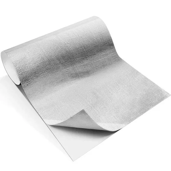 Aluminized Heat Shield Adhesive Backed Barrier Insulation Wrap Reflective ...