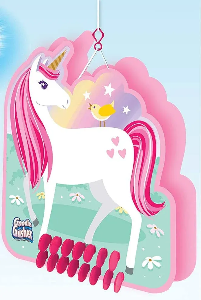 Unicorn Piñata Birthday Party Treats Games Goodie Gusher Pink 15 Keys