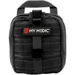 MY MEDIC MyFAK Standard Ifak First Aid Kit - 132 Life Saving Trauma and Medical Items - HSA FSA Eligible Survival Kit for Camping or Your Car - Black