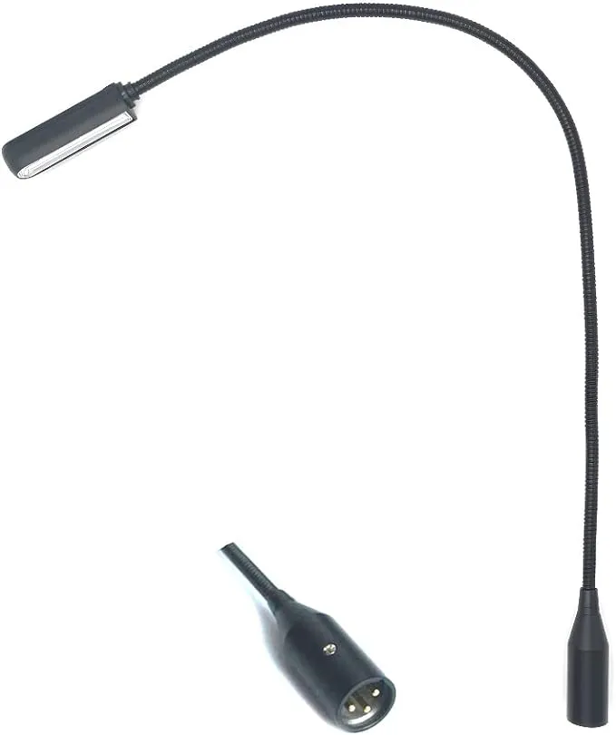 JXRYWF 22 inch XLR 3Pin DJ LED Light Studio Lamp Gooseneck Lamp for Stage DJ ...