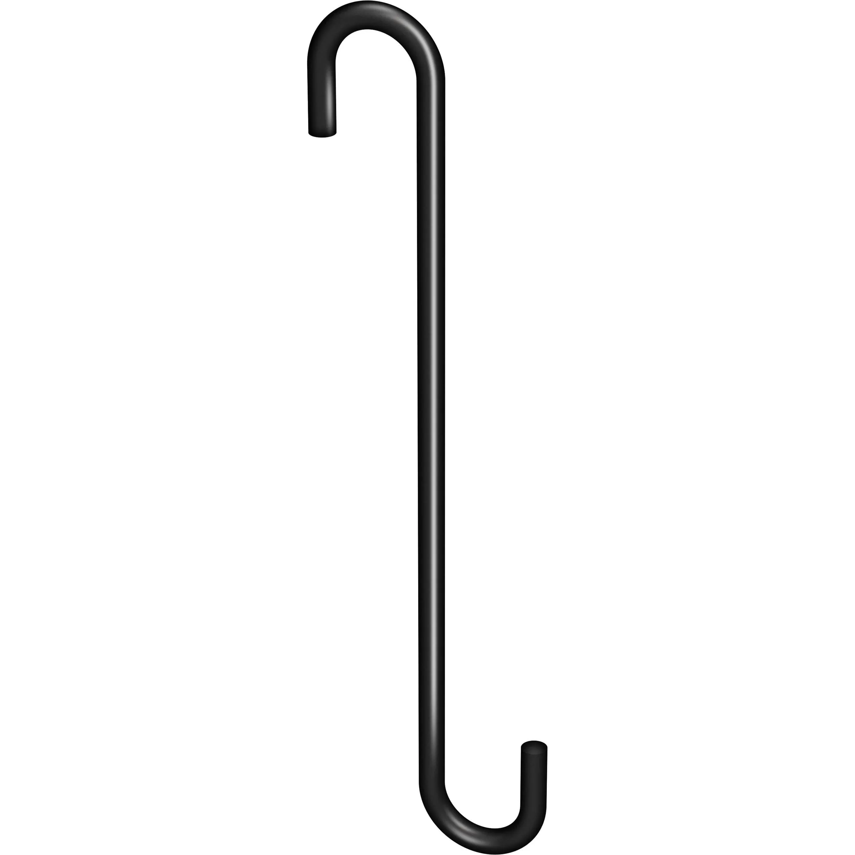 National Hardware 8 in. Modern S Hook, Black - Large