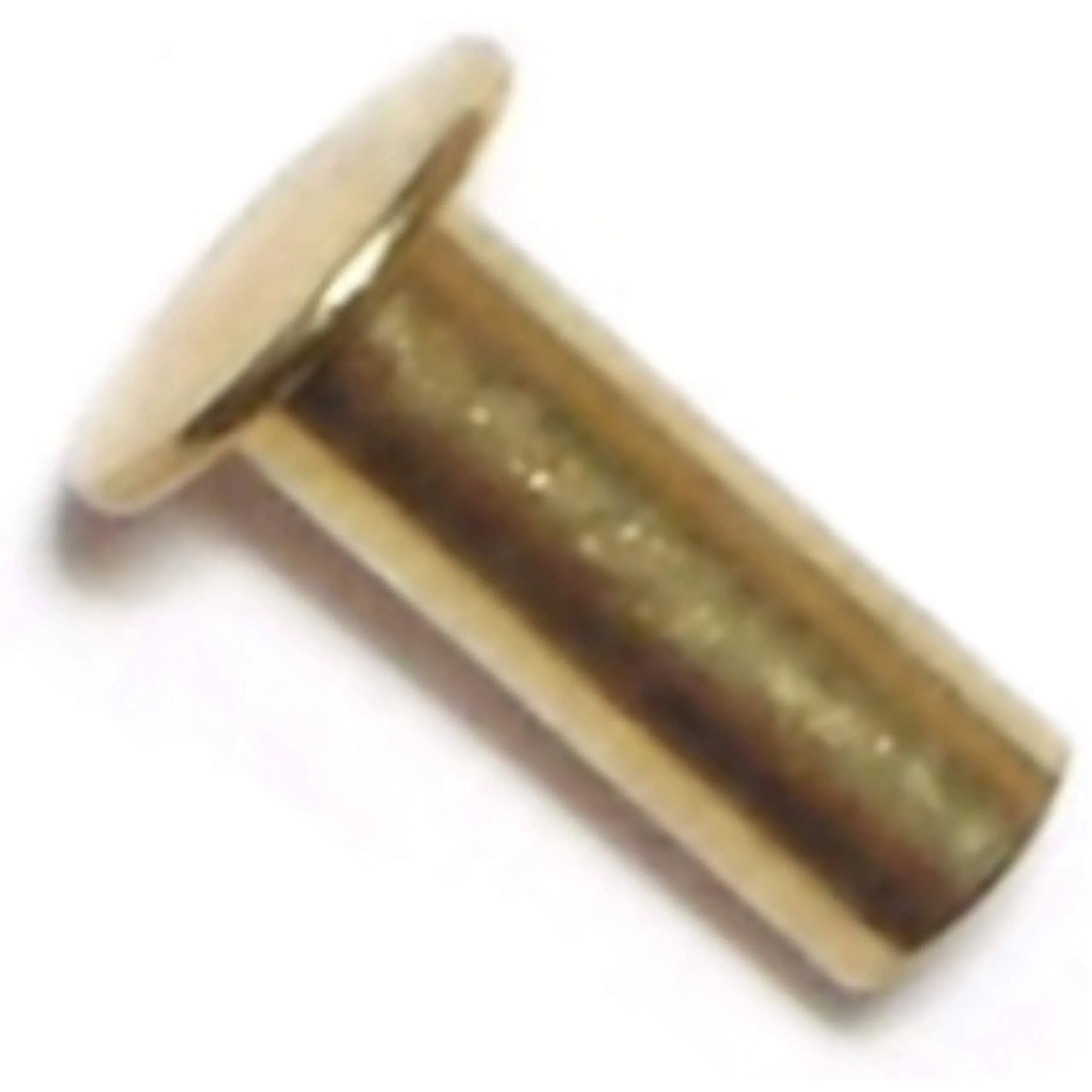 Hard-to-Find Fastener 1/8 x 5/16" Brass Plated Steel Tubular Rivets