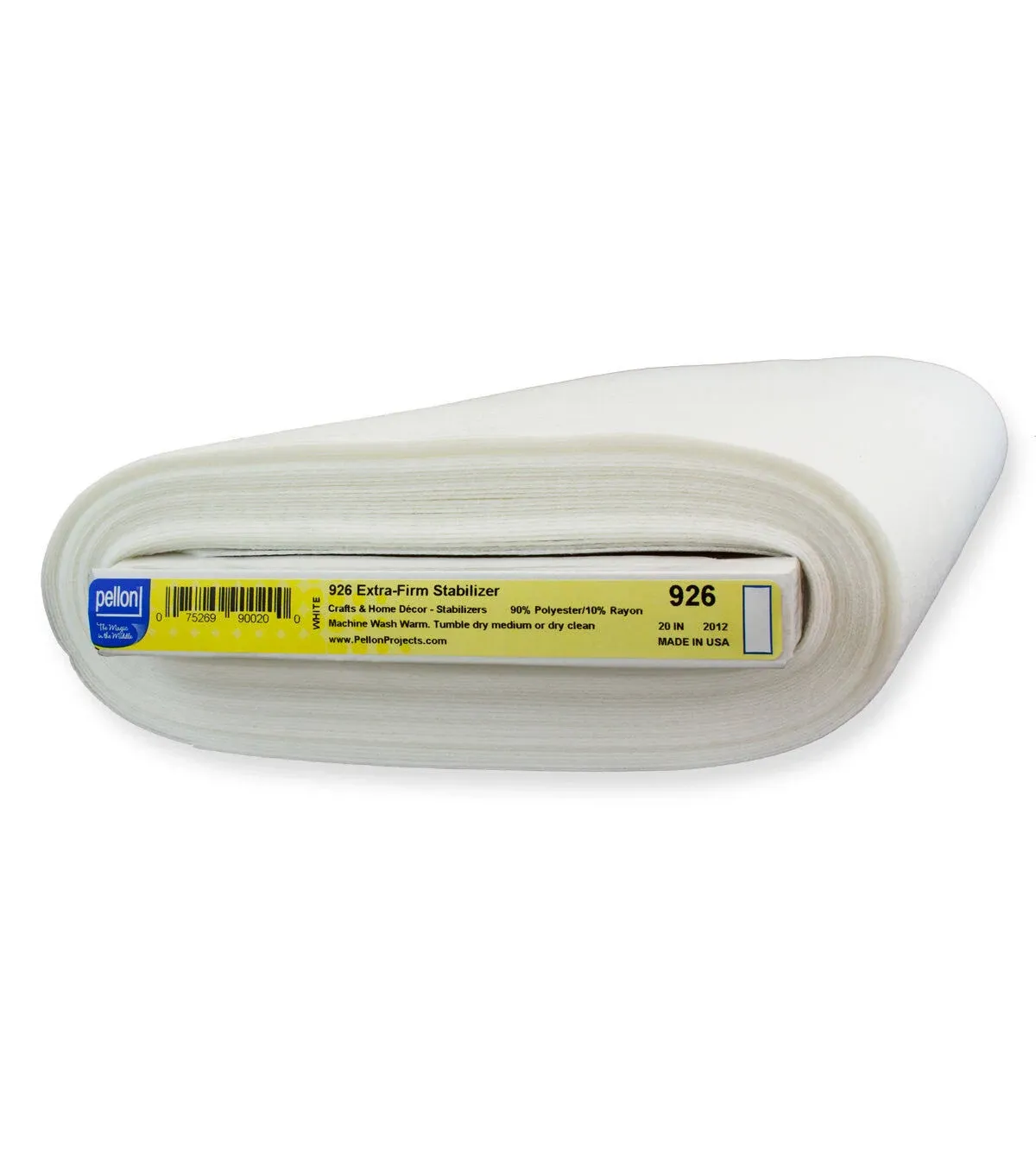 Pellon Extra Firm Heavyweight Sew In Stabilizer White 20 Inchx15yd