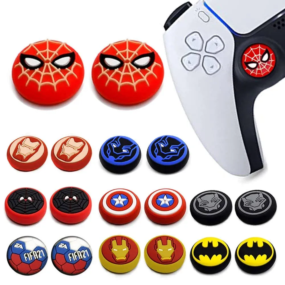 Jaeespon 2pcs Analog Thumb Grip Stick Cover, Wireless Controllers Game Remote ...