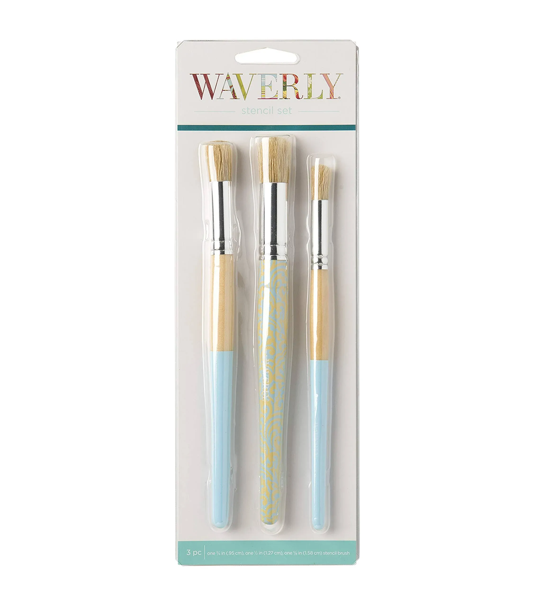 Waverly Brushes Stencil Set 3/Pkg