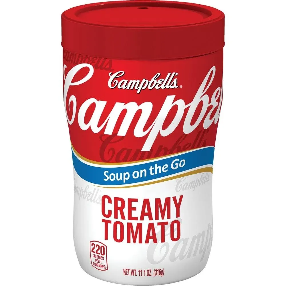 Campbell's Soup on the Go Creamy Tomato Soup - 10.75 oz canister