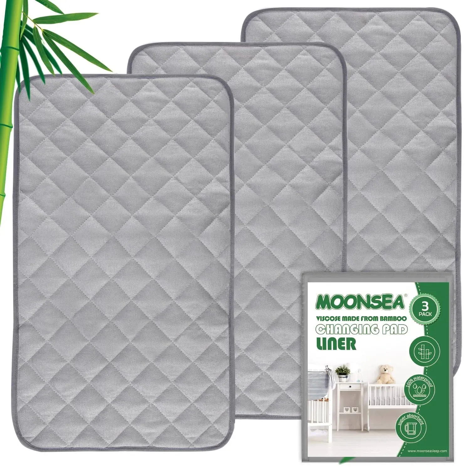 Moonsea Waterproof Changing Pad Liners