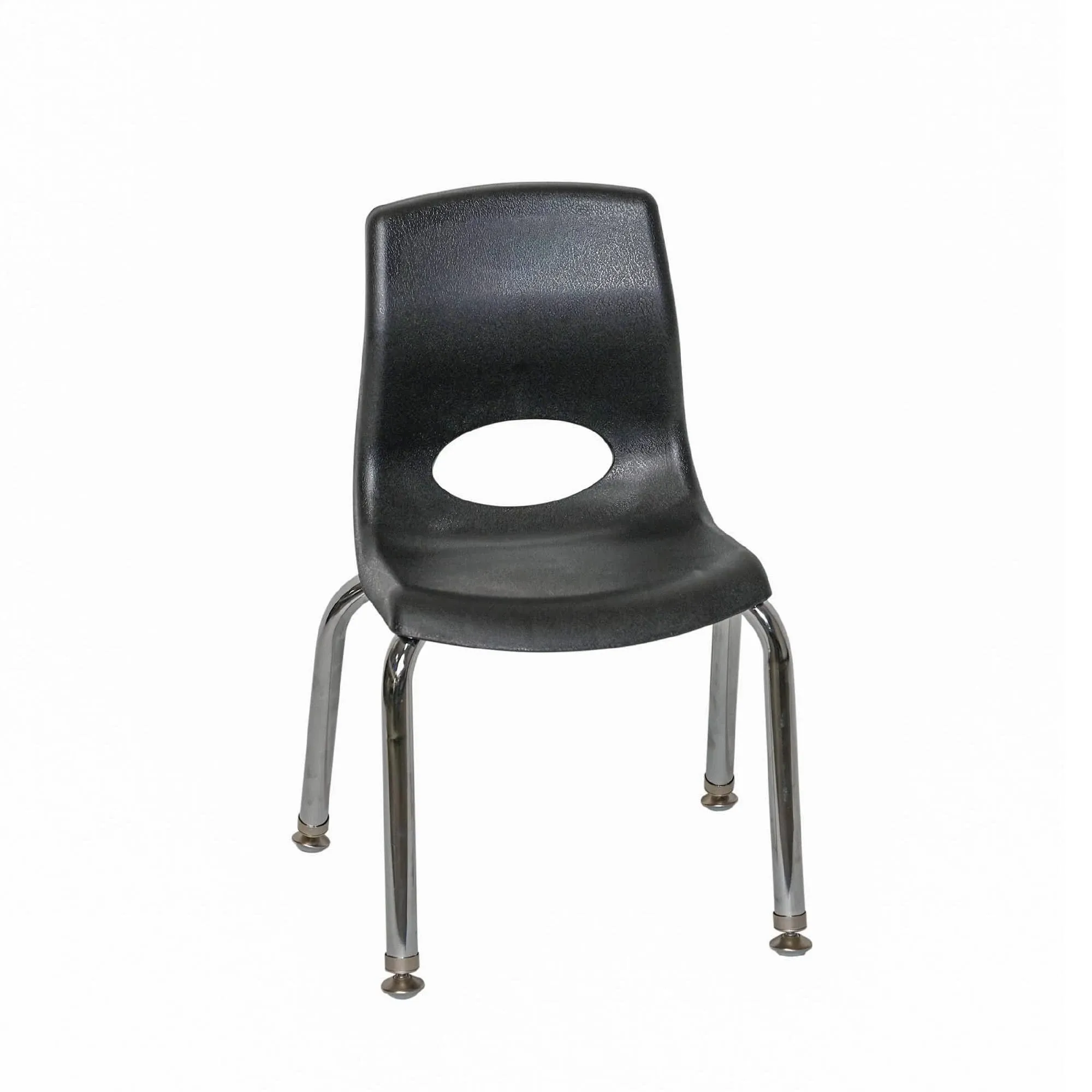 Angeles MyPosture Plus 10" Chair - Black with Chrome Legs