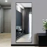 Neutype Full Length Mirror Standing Hanging or Leaning against Wall, Large Recta