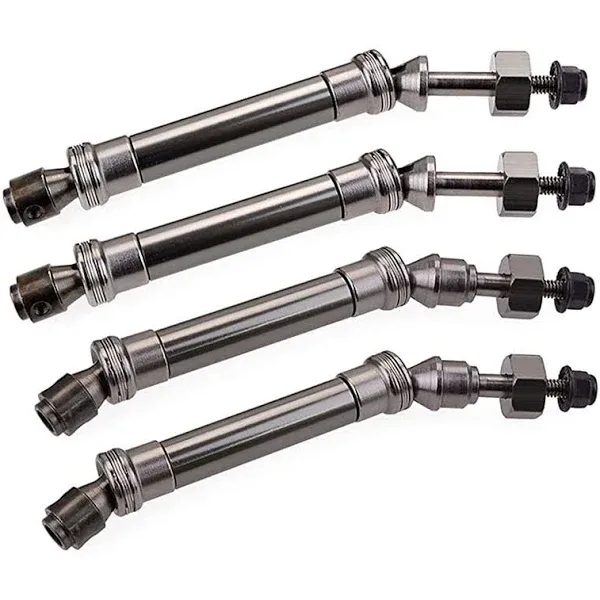 4pcs 1:10 RC Car Drive Shaft Front and Rear Universal Drive Shaft CVD Heavy Duty ...