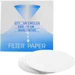 Eisco Premium Filter Paper, 15cm, Pack of 100