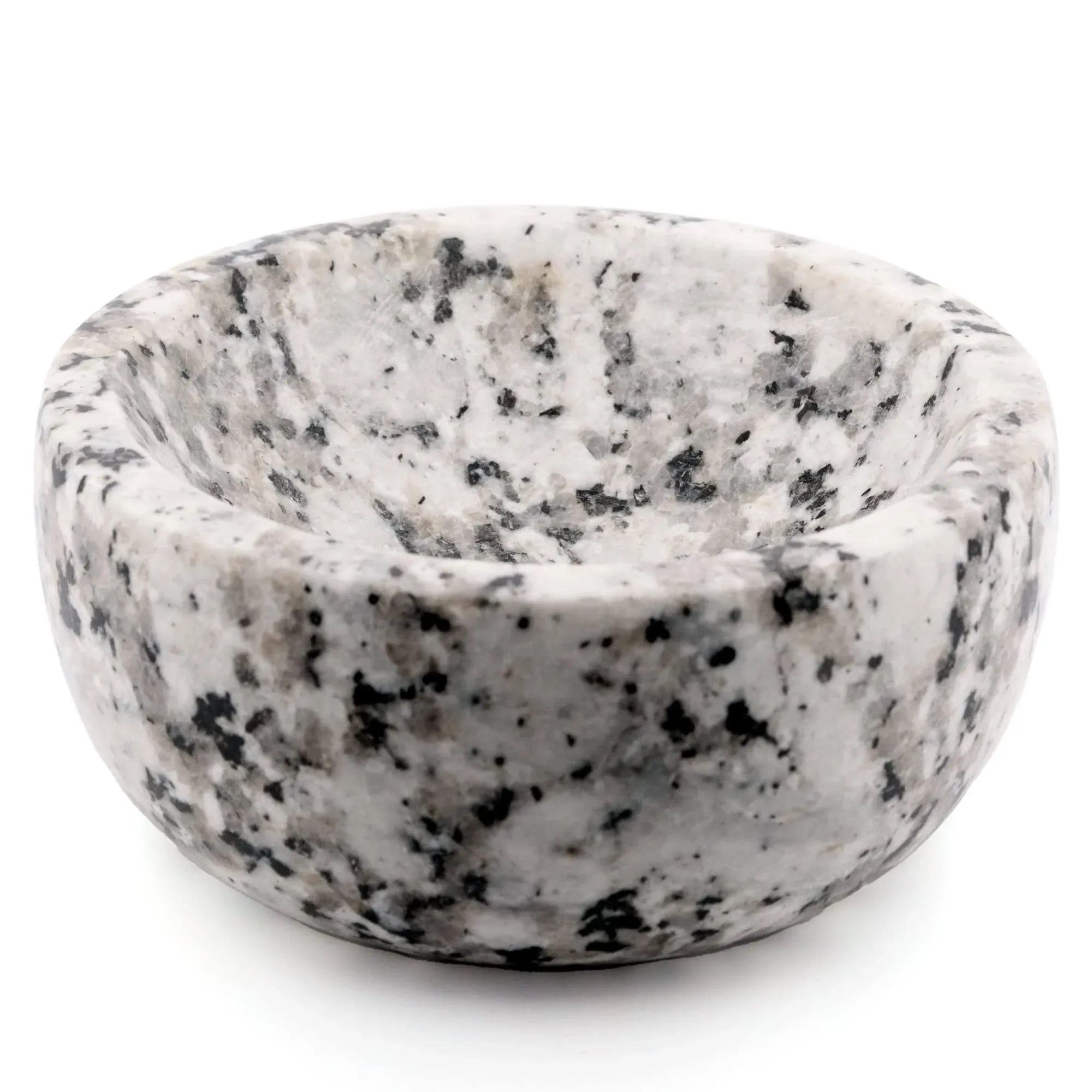 ShayVe Shaving Bowl for Shaving Soap & Cream — Granite Shave Bowl For Shaving Soap & Cream — Exquisite Heat Insulated Wet Shaving Kit Addition (Grey Granite)