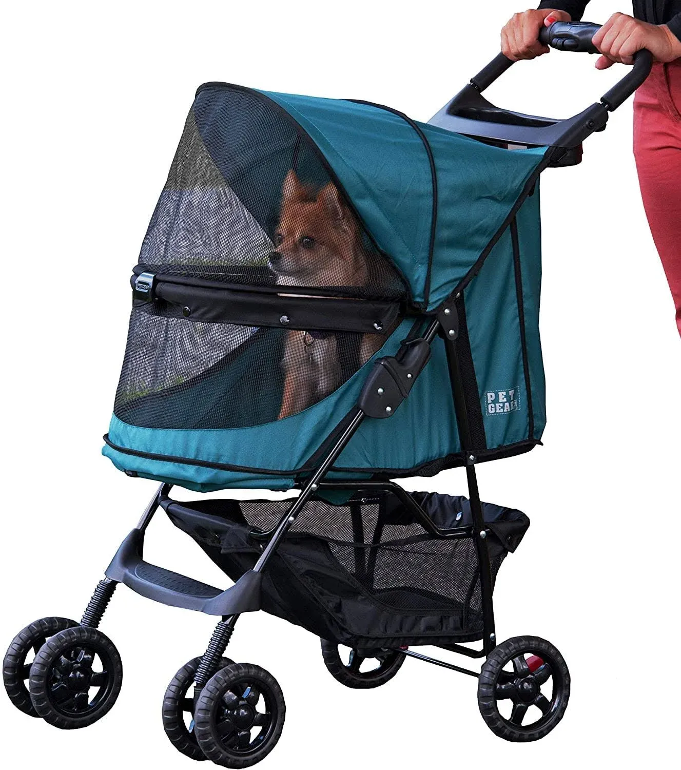 Pet Gear Happy Trails No Zip Pet Stroller - Sapphire