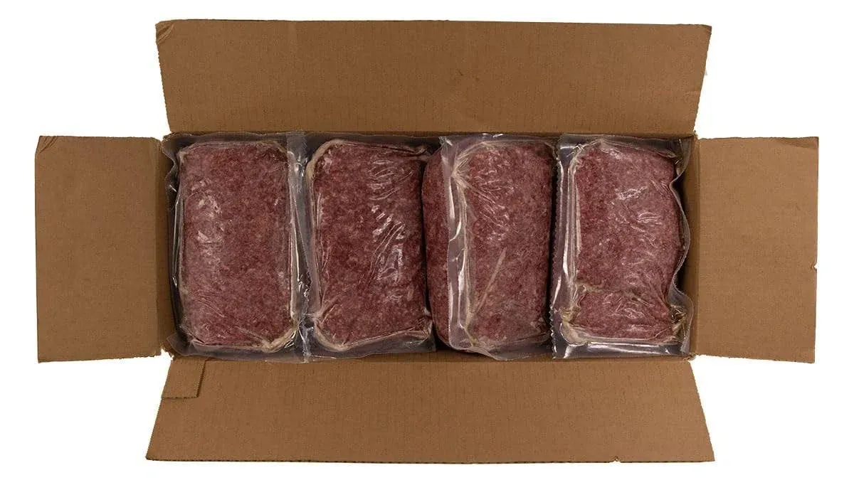 Midamar Ground Beef 80% Lean 20% Fat - 4/5 lb Blocks