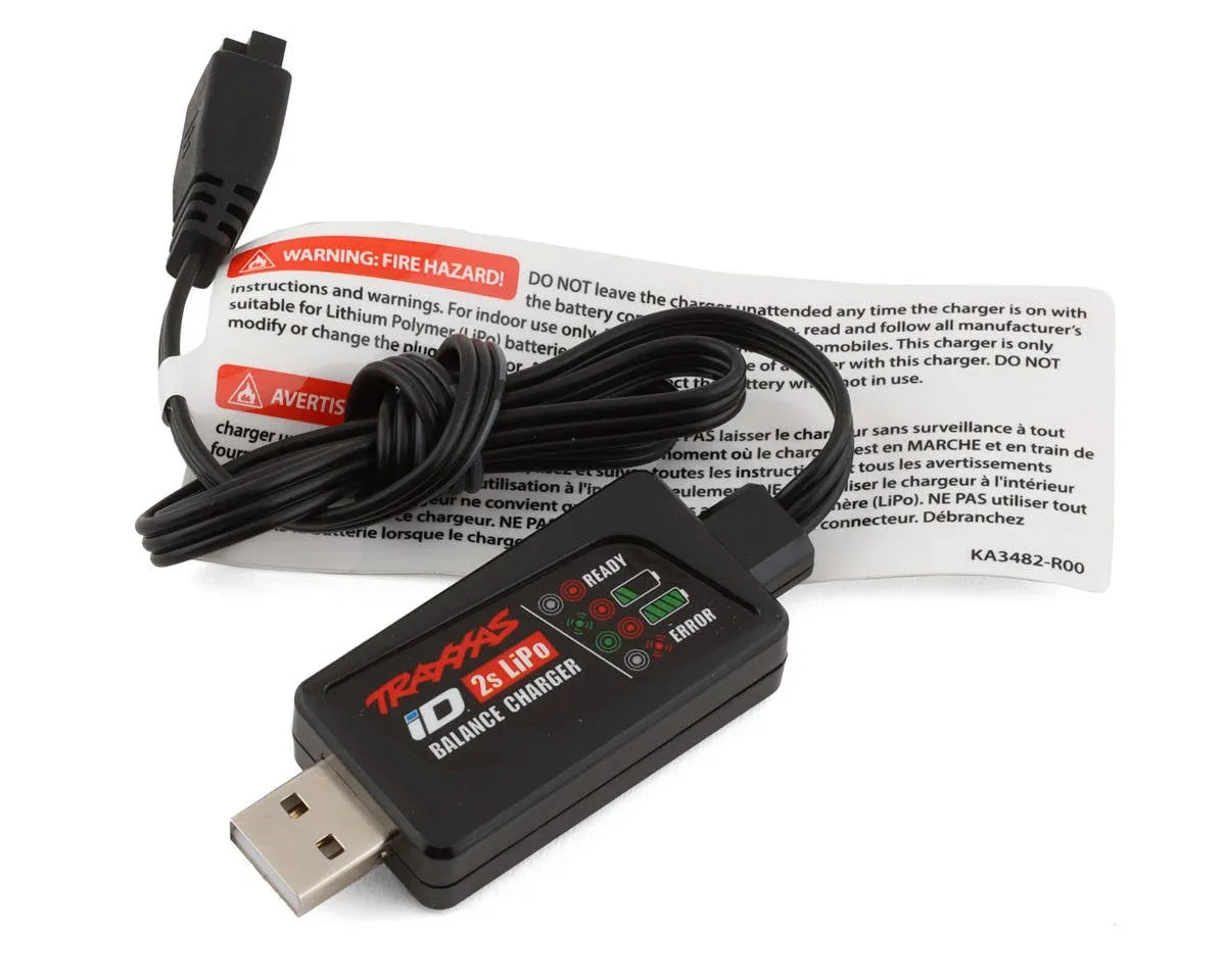 Traxxas TRX-4M USB LiPo iD Balance Charger (9767)