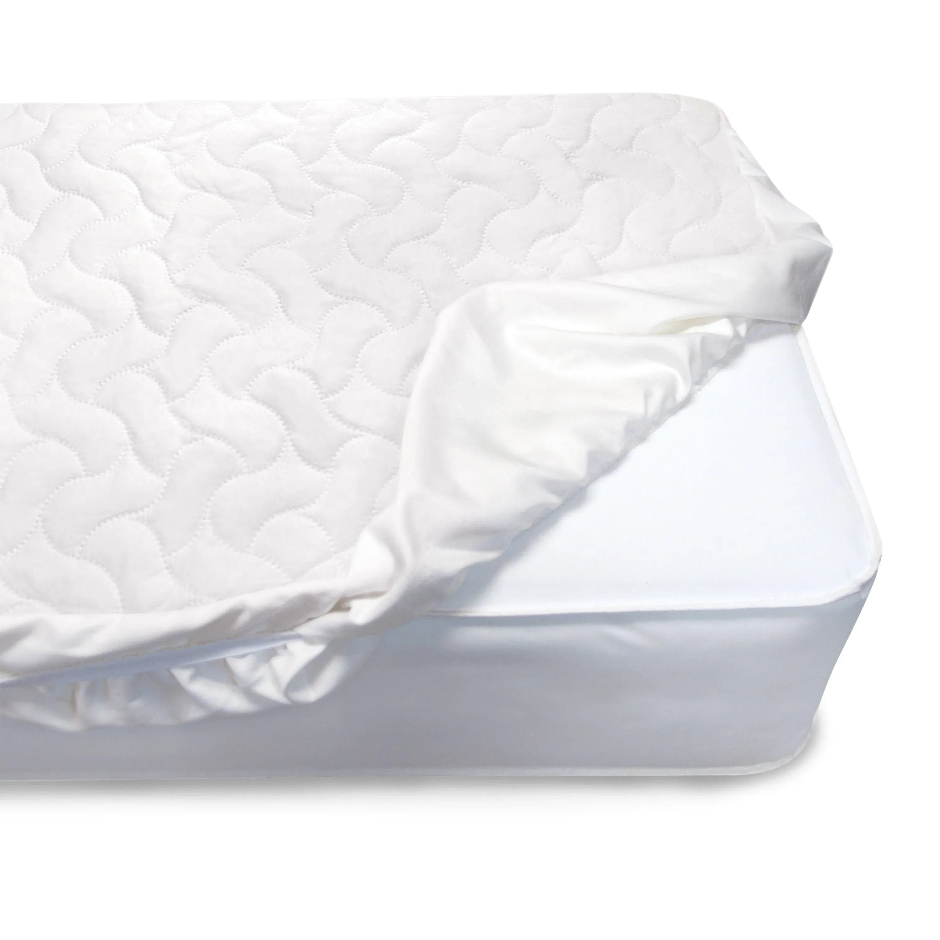 Serta Sertapedic Crib Mattress Pad Cover/Protecto<wbr/>r with Nanotex Stain Repel and