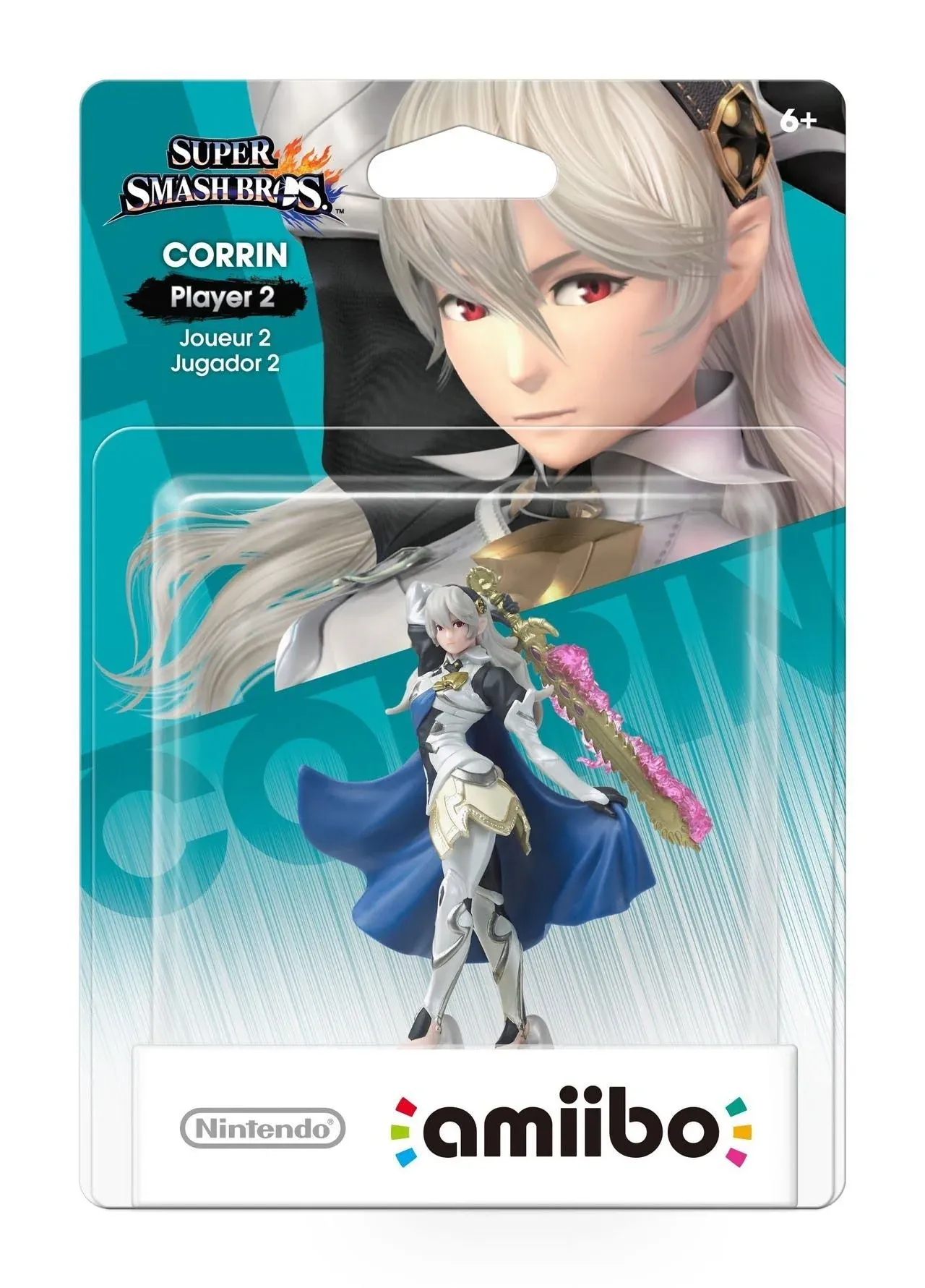 Nintendo Amiibo Super Smash Bros Corrin Player 2