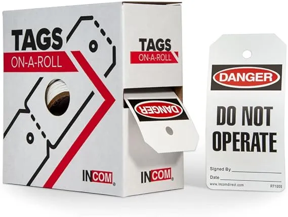 INCOM® Danger Do Not Operate Lockout Tags