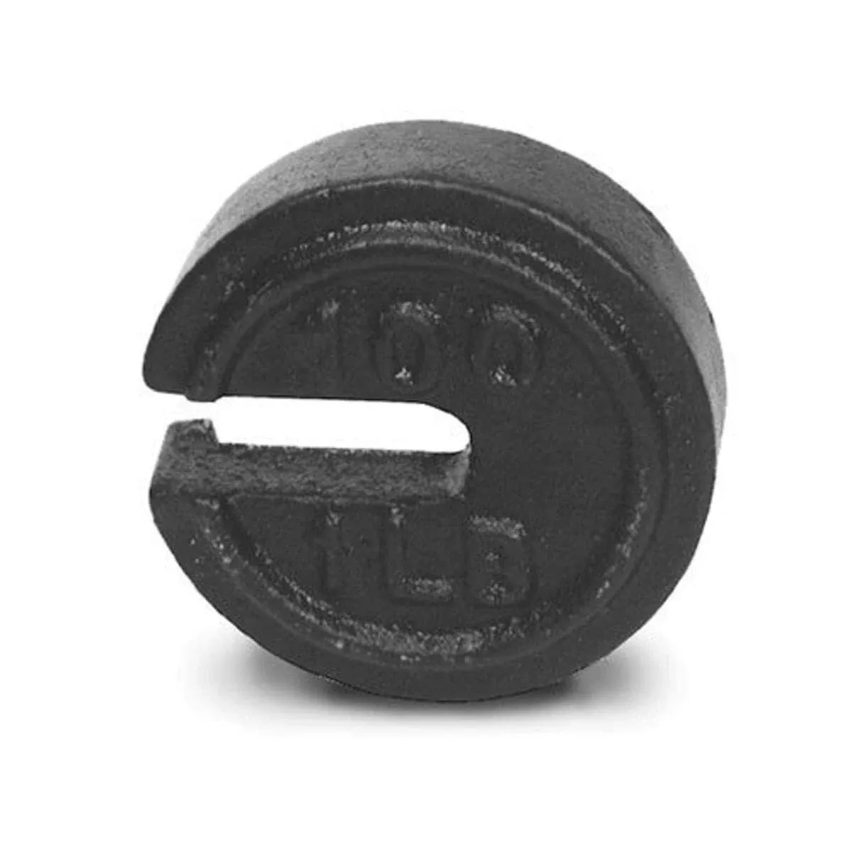 Rice Lake-10154 Cast Iron ASTM Class 7 Round Slotted Interlocking Counterpoise Test Weight, 50lbs x 1/2lbs Mass