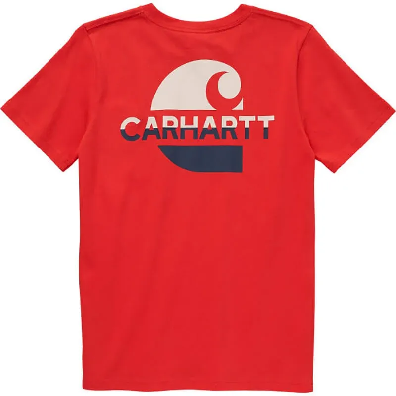 Carhartt Boys' Short-Sleeve Gradient C T-Shirt