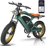 SMARTRAVEL Electric Bike, 1200W Brushless Motor Ebike, 48V/20Ah Removable Battery ...