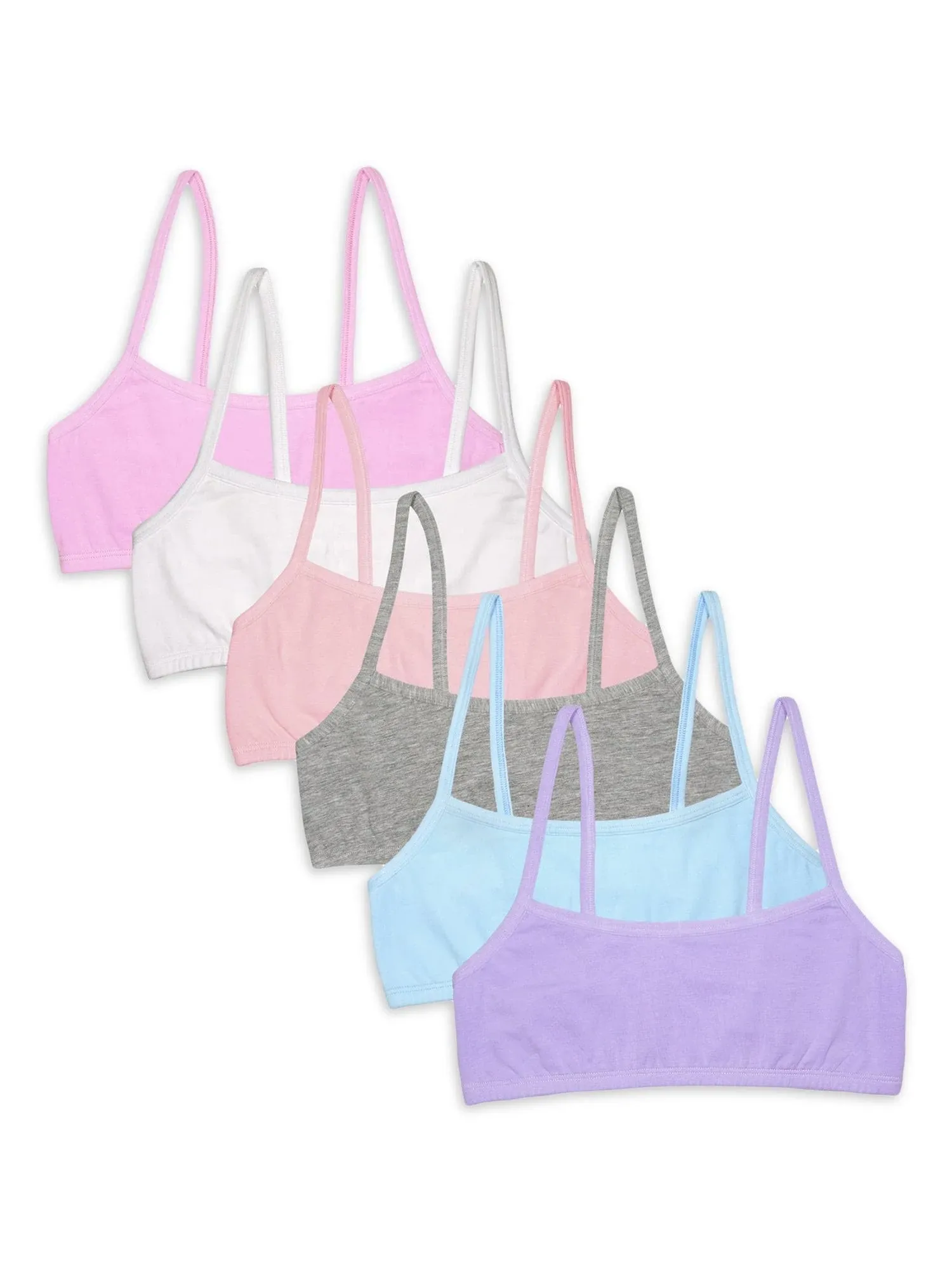 Fruit of the Loom Girls' Spaghetti Strap Sports Bra