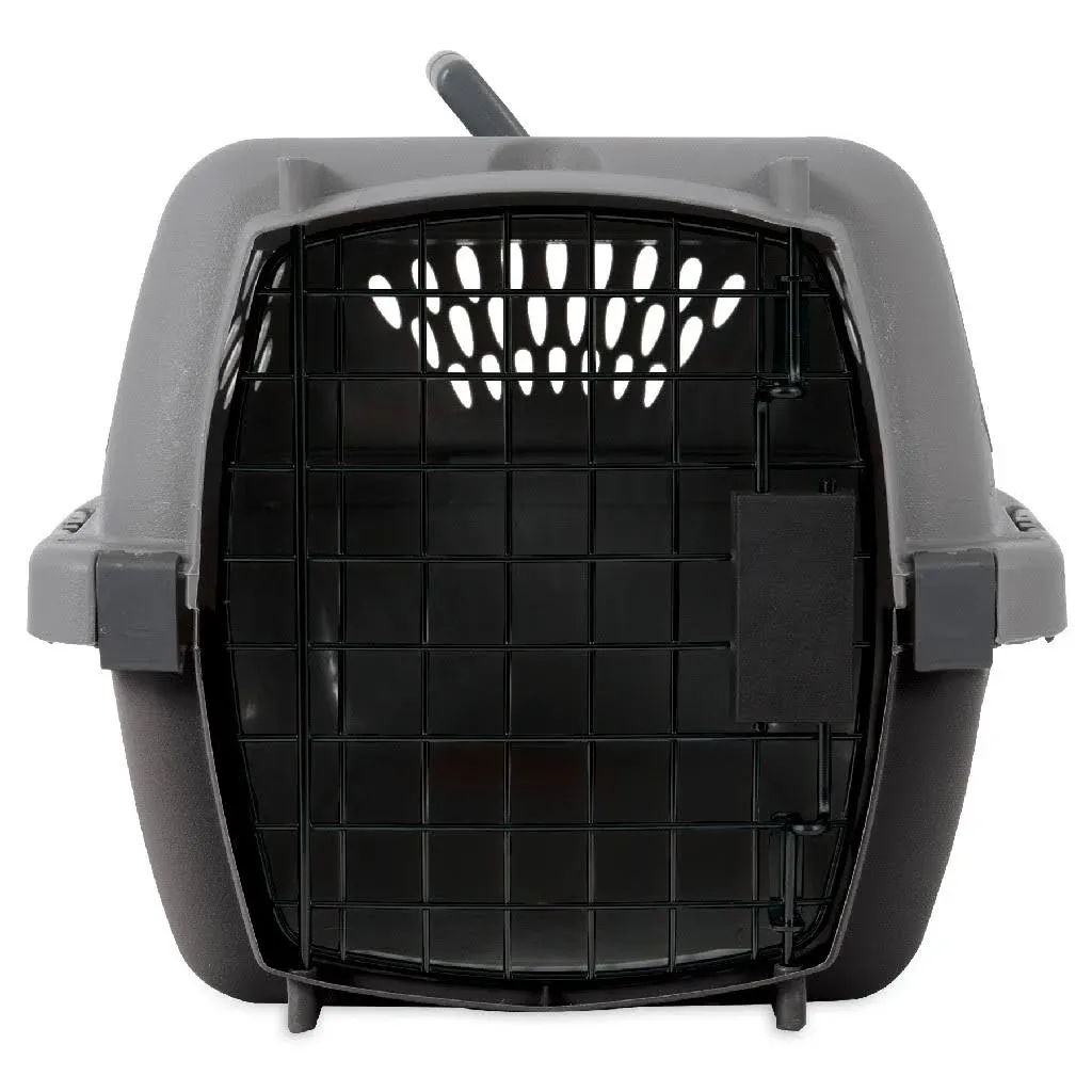 Aspen Pet Porter Heavy-Duty Storm Gray & Black Carrier