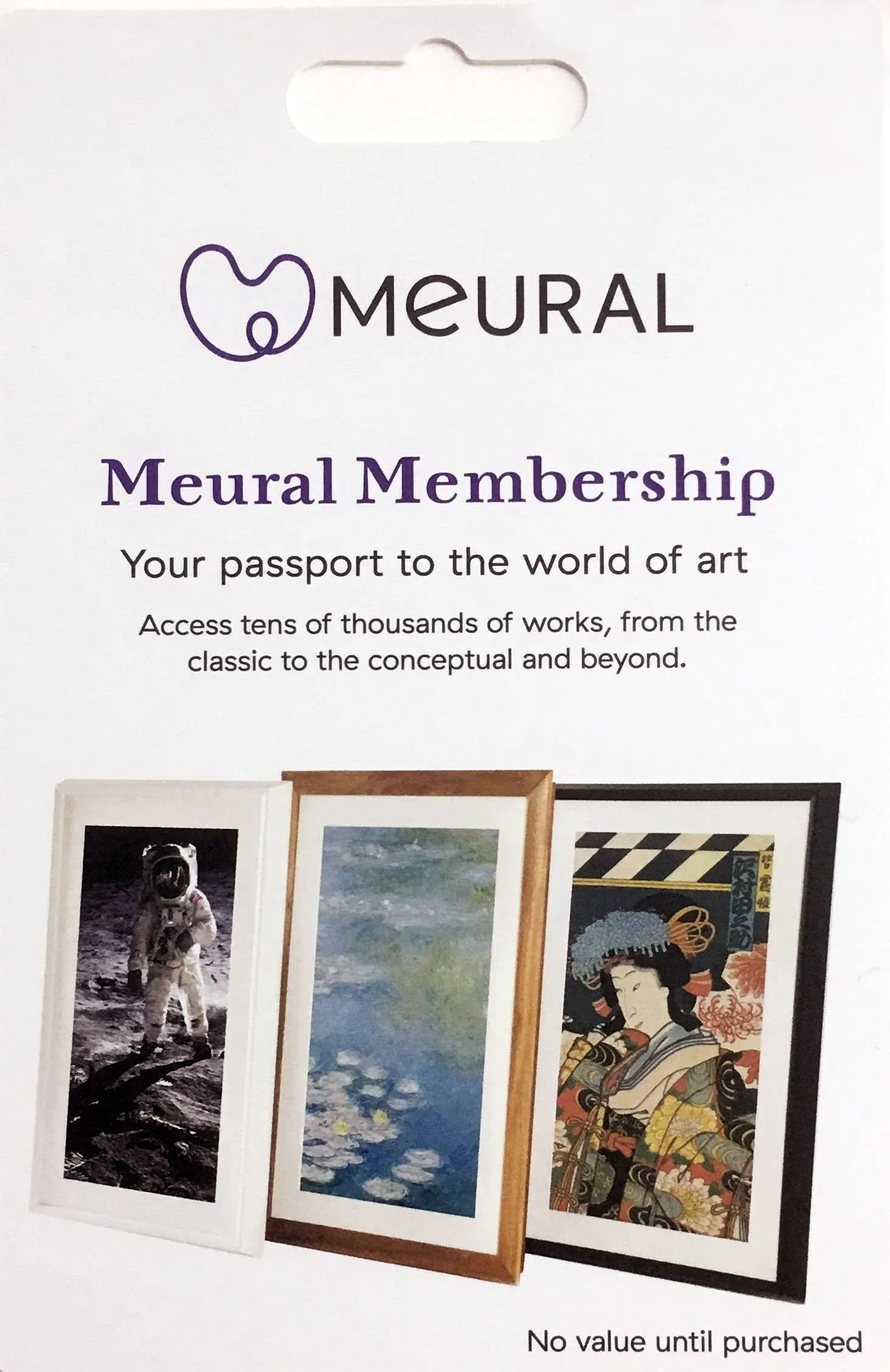 Meural 1-Year Unlimited Membership (Subscription)