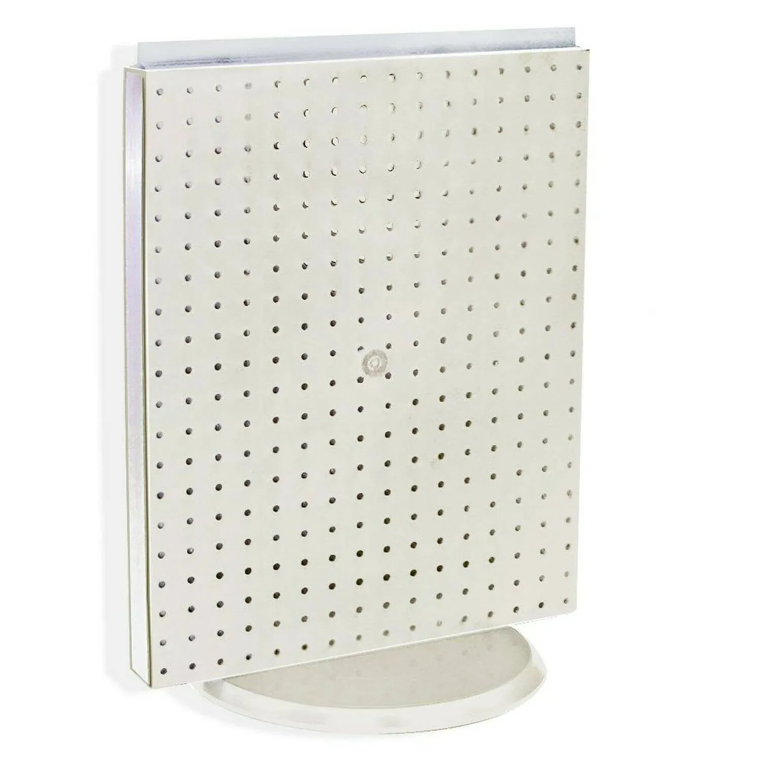 Azar 700500-WHT Pegboard Counter Display White Solid