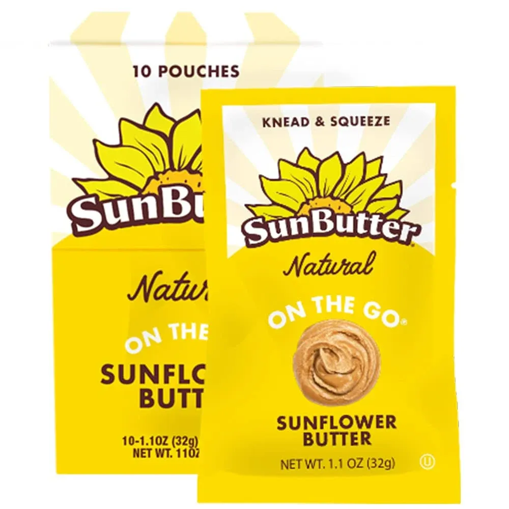 SunButter On The Go Natural Sunflower Butter -- 30 per case