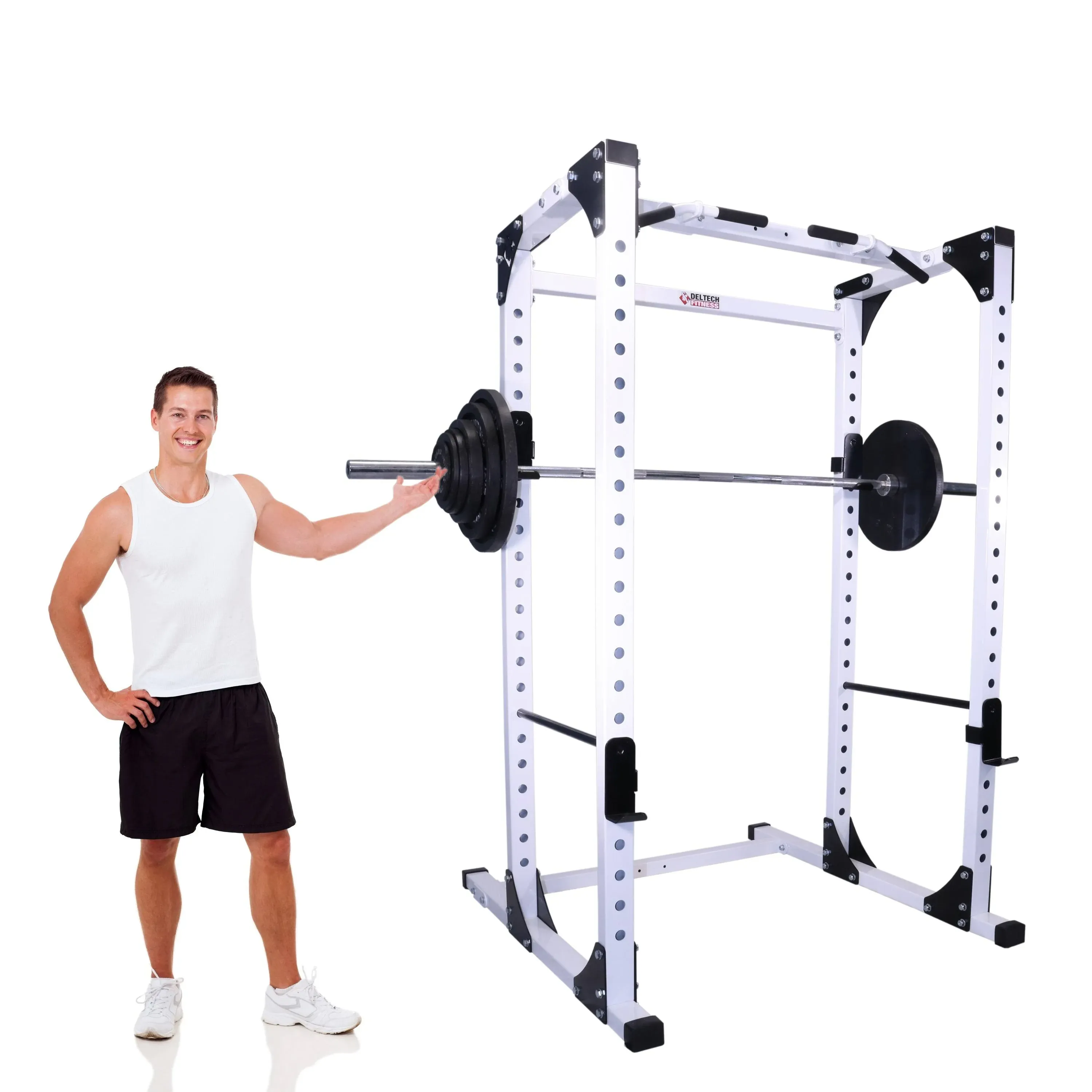 Pro Power Rack (DF825) by Deltech Fitness