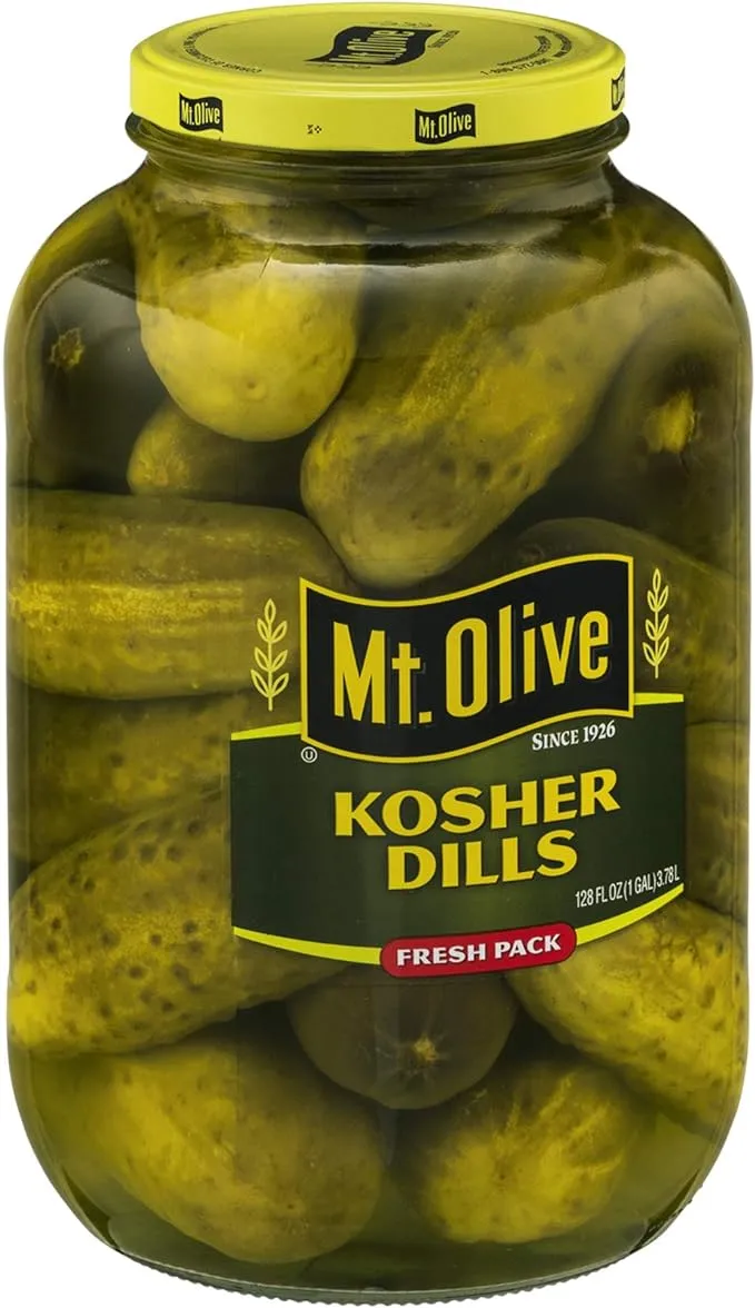 Olive Kosher Dills Jumbo Pickles - 1 Gallon Jar (128 Fl Oz)