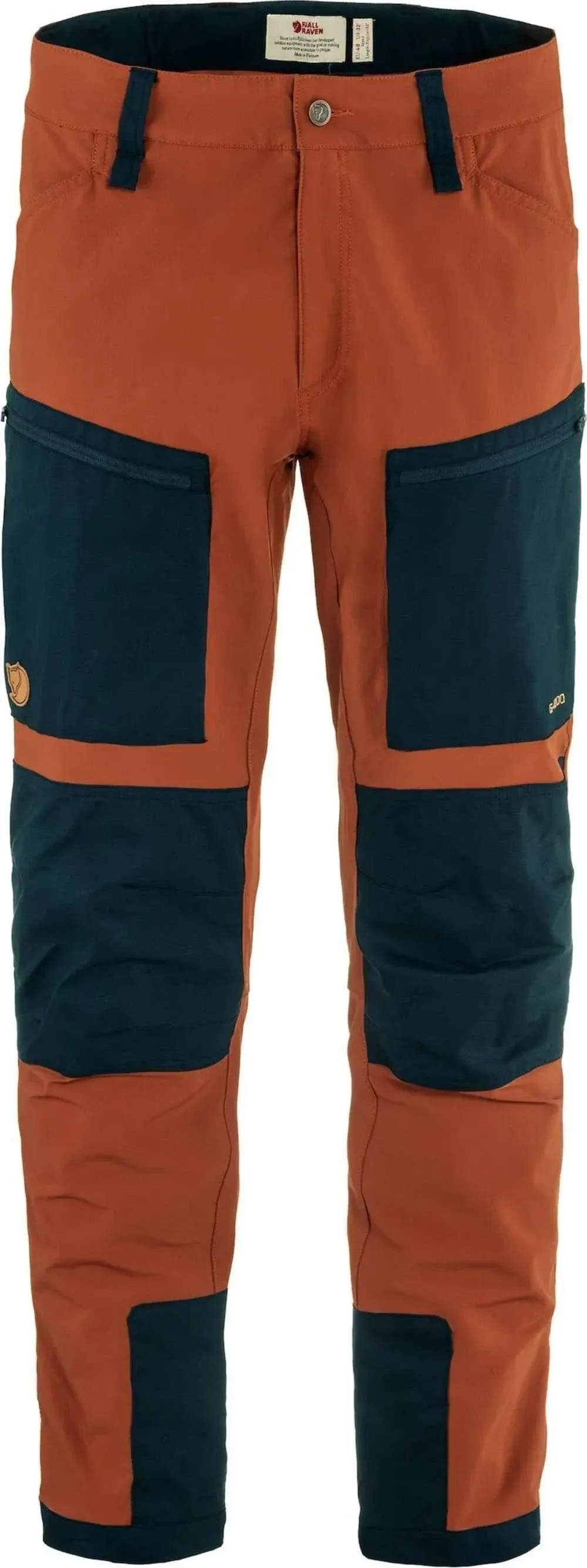 Fjallraven Men's Keb Agile Trousers - Autumn Leaf/Dark Navy - 52/R