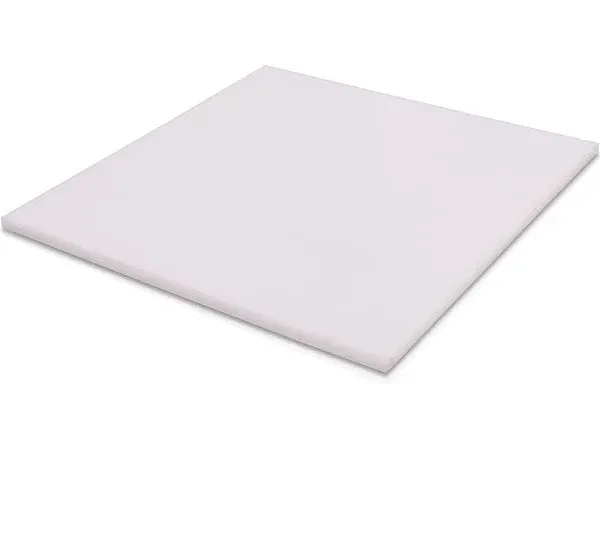 White Plastic (HDPE) Cutting Board 1/4” - .250” Thick FDA/NSF You Pick The Size