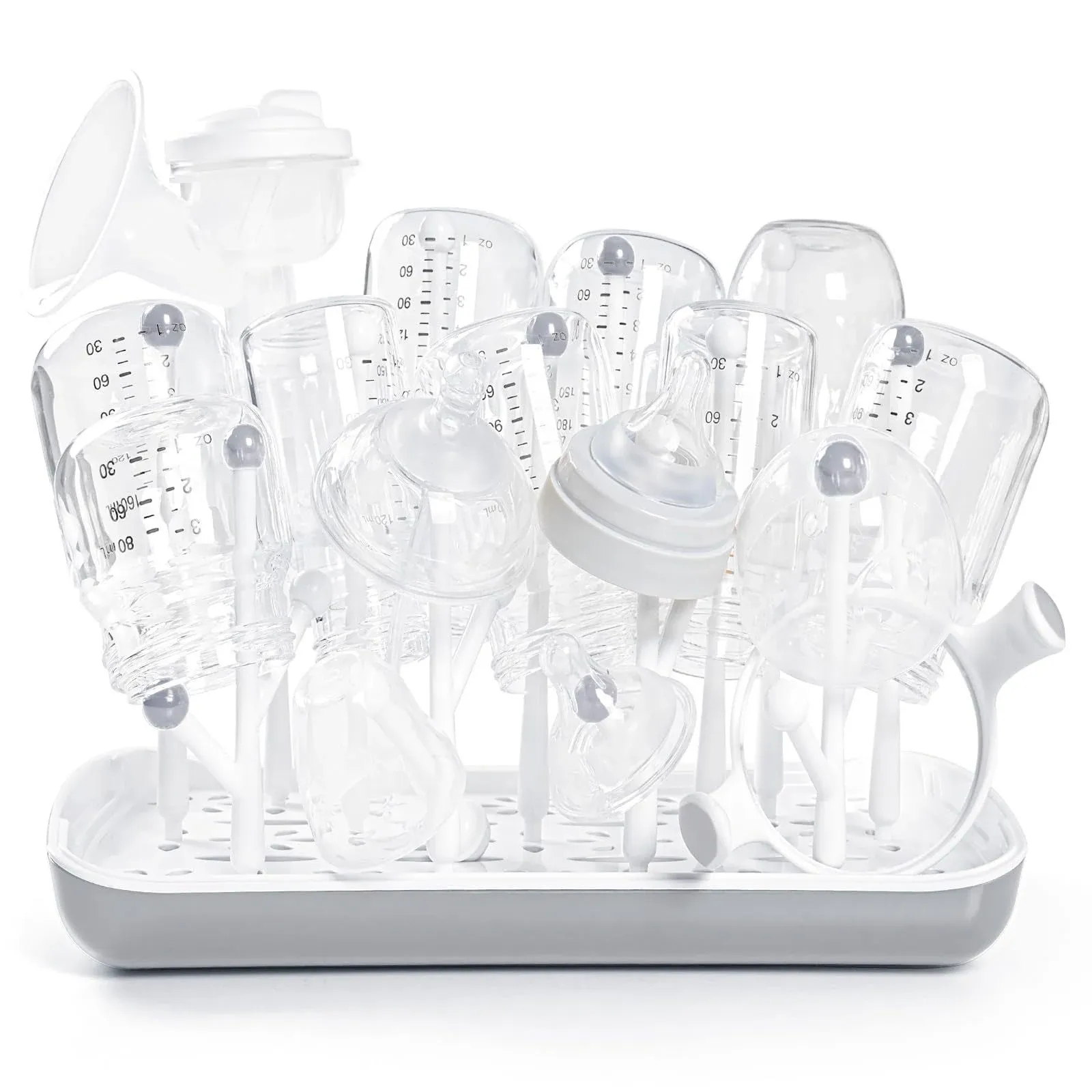 Baby Bottle Drying Rack with Tray, Termichy High Capacity Bottle Dryer Holder for ...