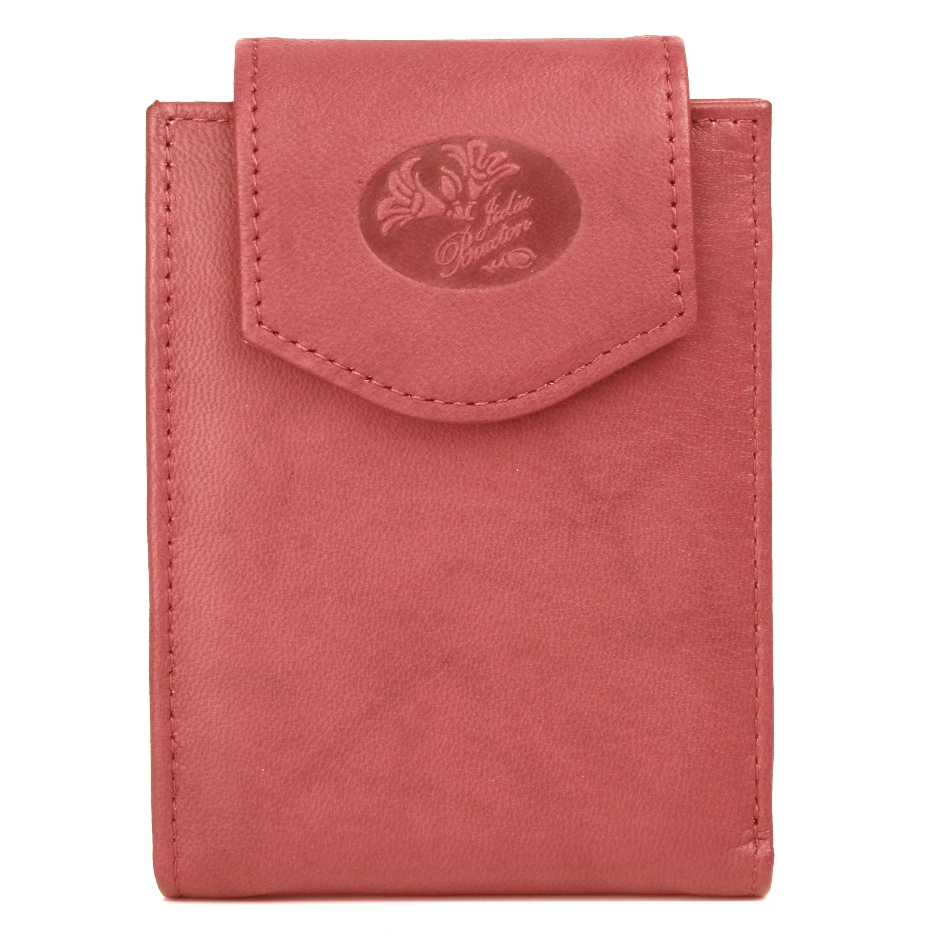 Julia Buxton Heiress Leather Convertible Billfold Red