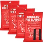 Fire Blanket for Home and Kitchen, Fire Blankets Emergency for Home, Emergenc...