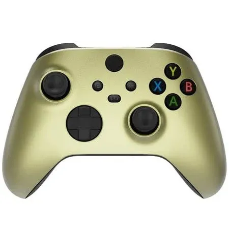 eXtremeRate Chameleon Red Gold Glossy Replacement Front Housing Shell for Xbox ...